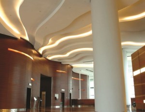 LED strips plafond