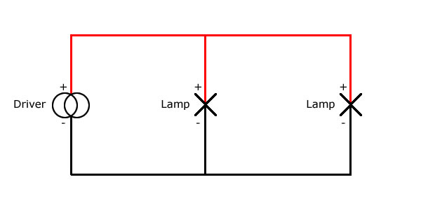 LED parallelschakeling
