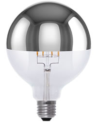 LED kopspiegellamp zilver